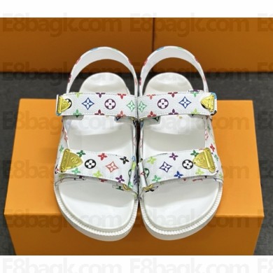 Louis Vuitton 1AHNWU LV Sunset Comfort Sandal Multicolored Monogram coated canvas 2025