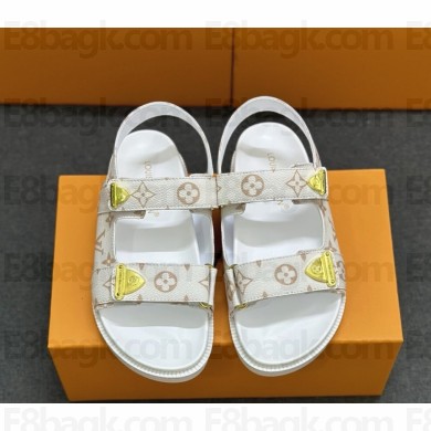 Louis Vuitton 1AHNXQ LV Sunset Comfort Sandal Dune Beige Monogram canvas 2025