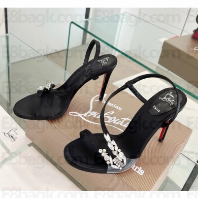 Christian Louboutin Rosalie Red Carpet 105 mm Pumps Crepe satin Black 2025