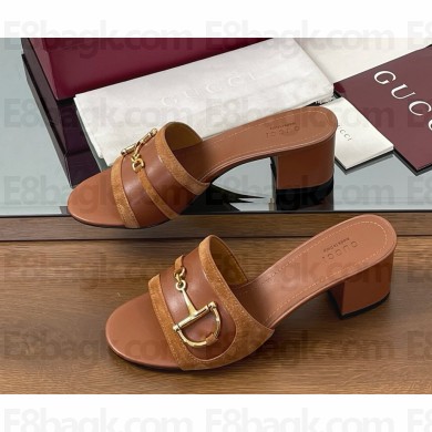 Gucci Women's slide sandal with Horsebit 834421 heel 5.5cm 051508 2025