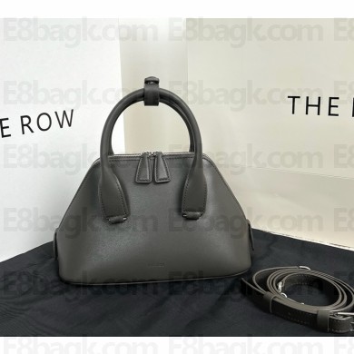 The Row mini devon bag calfskin dark grey 2025