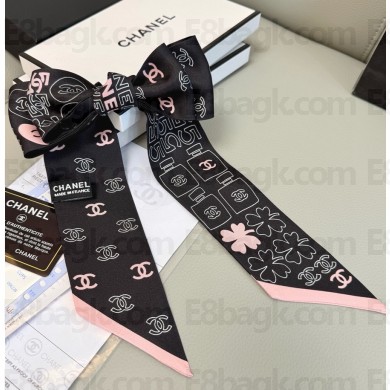 Chanel 120 x 6cm Slim Bandeau Silk Twill 052112 2025