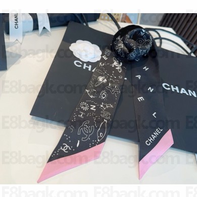 Chanel 120 x 6cm Slim Bandeau Silk Twill 052101 2025