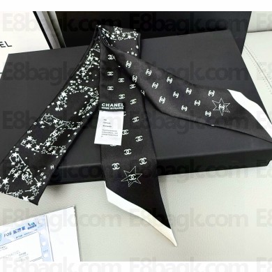 Chanel 120 x 6cm Slim Bandeau Silk Twill 052119 2025