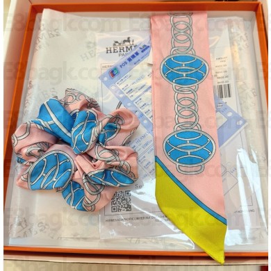 Hermes Twilly Silk Scarf 5x86cm 052104 2025