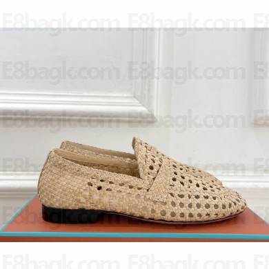 Loro Piana Leon Loafer Goatskin  Natural Light Camel 2025