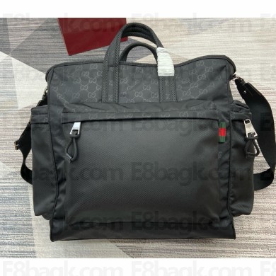 Gucci Nexus large tote bag 818962 Black GG nylon Nylon lining 2025
