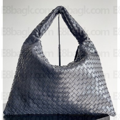 Bottega Veneta Large Hop Shoulder bag with Intrecciato craftsmanship in calf leather Shadow 2025