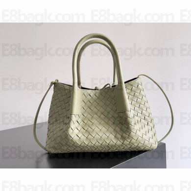 Bottega Veneta Small Pinacoteca Tote bag in Intrecciato silky calf leather Travertine/fondant 2025