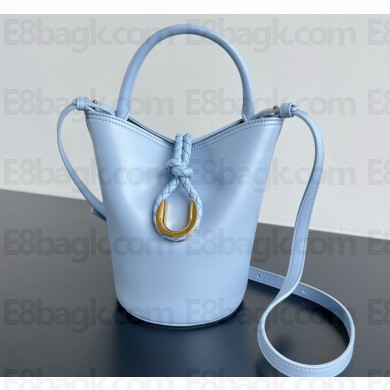 Bottega Veneta Small Liberta Bucket Cross-body bucket bag in smooth calf leather Lunar 2025