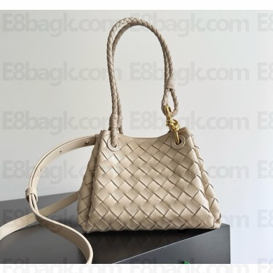 Bottega Veneta Small Parachute Shoulder bag in supple Intrecciato leather Ecru 2025