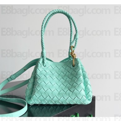 Bottega Veneta Small Parachute Shoulder bag in supple Intrecciato leather green 2025