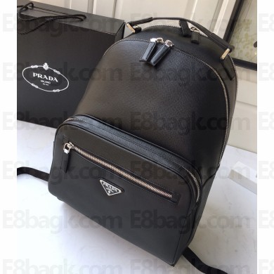 Prada Saffiano leather backpack 2VZ032 black 2025