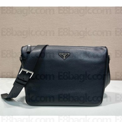 Prada Leather shoulder bag 2VH182 black 2025