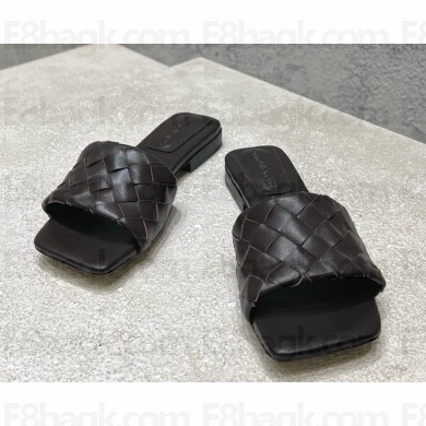 Bottega Veneta Parco Flat Mule sandal in soft Intrecciato leather Fondant 2025