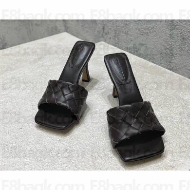 Bottega Veneta Parco Mule sandal in soft Intrecciato leather Fondant heel 9cm 2025