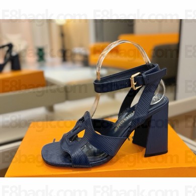 Louis Vuitton 1AHNU8 LV Isola Sandal blue heel 9cm 2025