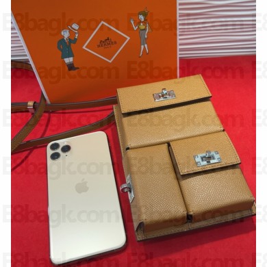 Hermes Kelly Multipocket To Go pouch silver 07 2025