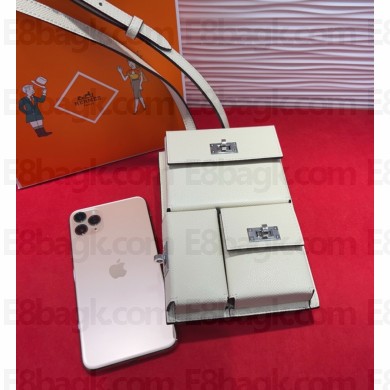 Hermes Kelly Multipocket To Go pouch silver 08 2025