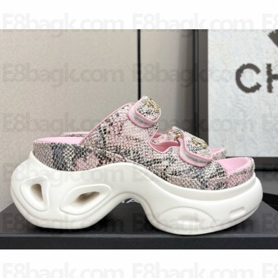 Chanel sandals platform weave 061105 2025