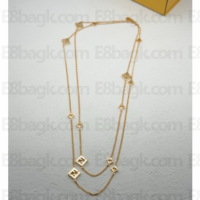 Fendi Forever necklace Gold-coloured metal necklace gold 2025
