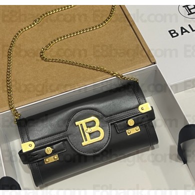Balmain B-Buzz Pouch 23 in calfskin black 2025