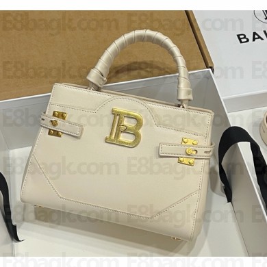 Balmain B-Buzz 22 leather Shoulder bag beige 2025