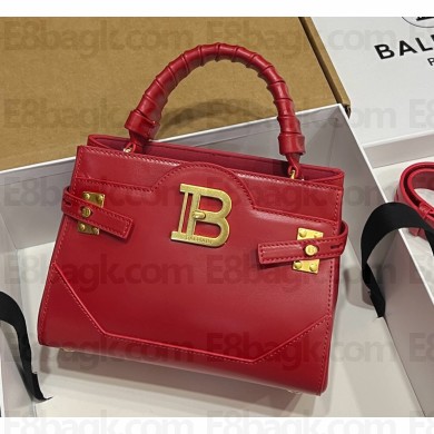 Balmain B-Buzz 22 leather Shoulder bag red 2025