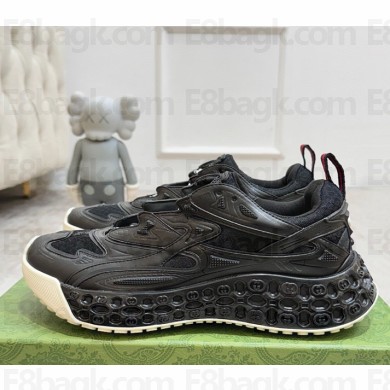 Gucci women/men cub3d sneaker 819709 black Demetra and mesh 2025