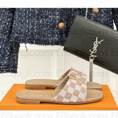 Louis Vuitton LV flat mule beige leather 2025