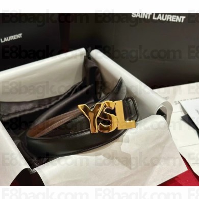 Saint Laurent Width 2.5cm Belt 062702 2025
