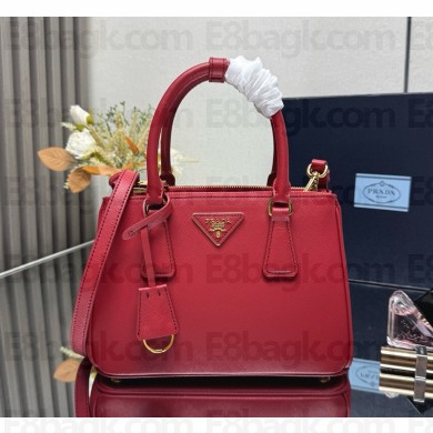 Prada Small Prada Galleria Saffiano leather bag 1BA896 RED 2025