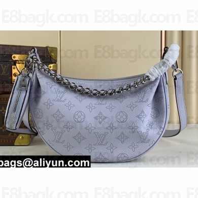 Louis Vuitton Perforated Mahina calfskin Baia PM Bag M22959 Light Lilac 2023