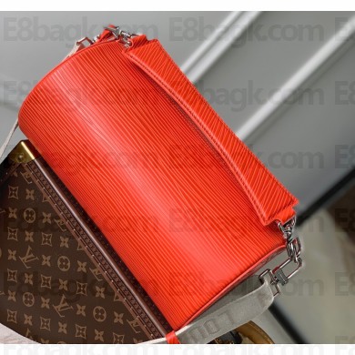 Louis Vuitton Epi Calf leather Soft Polochon MM Bag M23719 Orange 2023