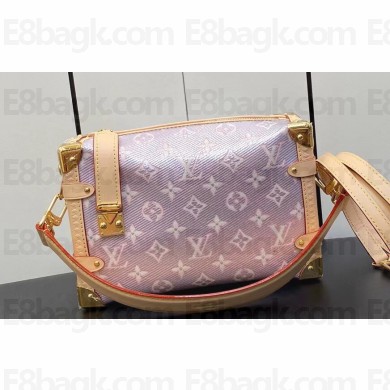 Louis Vuitton Monoglam canvas Side Trunk Bag M22842 Rose Pink 2023