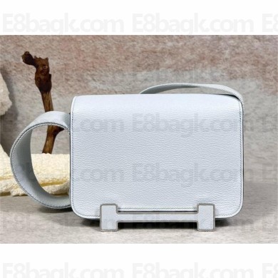 hermes geta bag pale blue in chevre leather 2023(handmade)