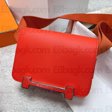 hermes geta bag Capucine in chevre leather 2023(handmade)