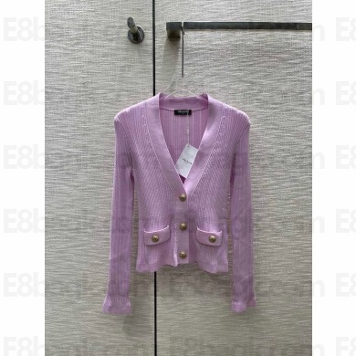 BALMAIN pink CARDIGAN 2023