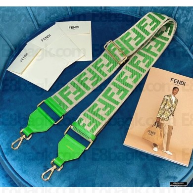 Fendi Canvas Long Shoulder Strap You Green 2021