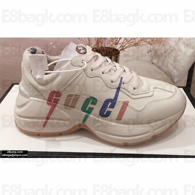 Gucci Rhyton Leather Lovers Sneakers 12 2021