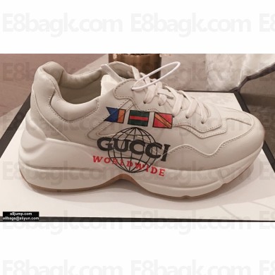 Gucci Rhyton Leather Lovers Sneakers 11 2021