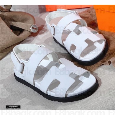 Hermes Takara Sandals White 2021