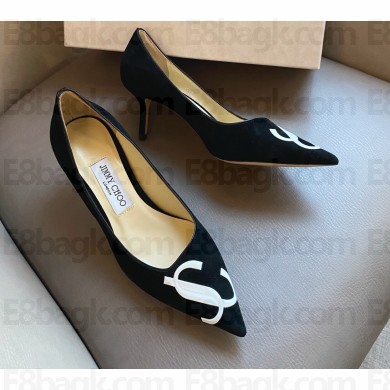 Jimmy Choo Heel 6.5cm Love JC Pumps Black 2021