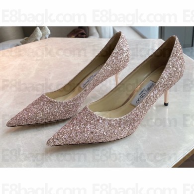 Jimmy Choo Heel 6.5cm Love Pumps Glitter 22 2021