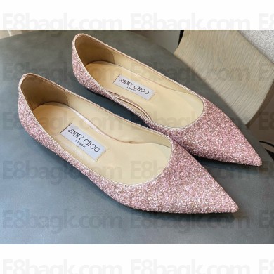 Jimmy Choo Love Flats Glitter 22 2021