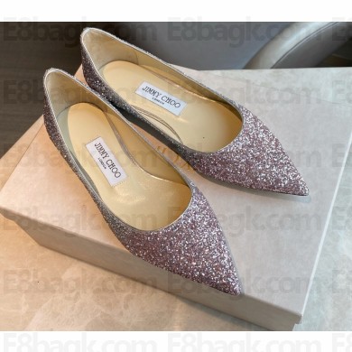Jimmy Choo Love Flats Glitter 12 2021