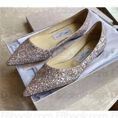 Jimmy Choo Love Flats Glitter 16 2021