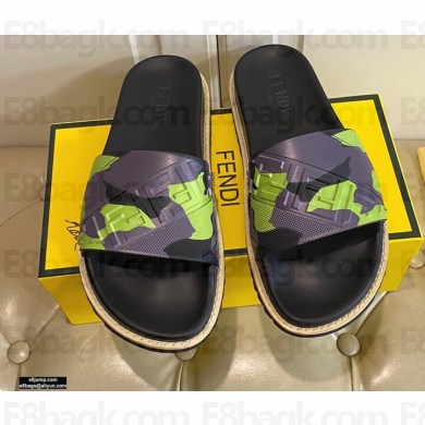 Fendi Rubber Footbed Slides 08 2021