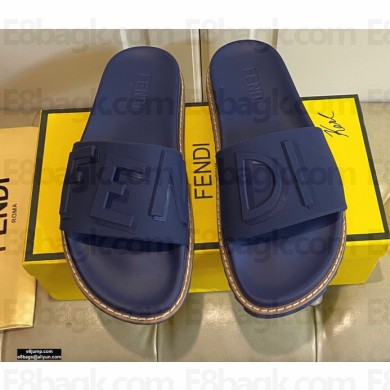 Fendi Rubber Footbed Slides 02 2021