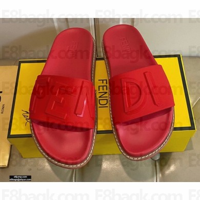 Fendi Rubber Footbed Slides 03 2021